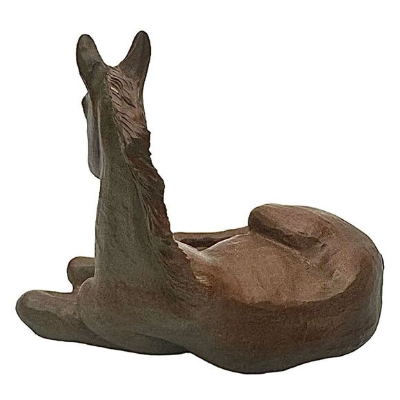 Red Mill Mfg Laying Horse Figurine 1989 Vintage Decorative Sculpture Preowned - Picture 3 of 5